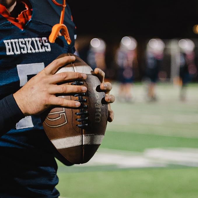 GST Leather Game Football - Image 4