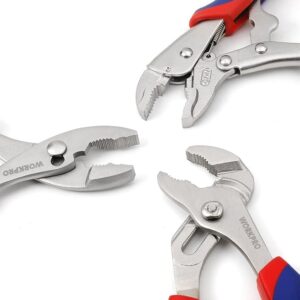 WORKPRO Pliers Set 4-piece Locking